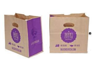 Quality Spout Top Flexo Printing Fast Food Paper Bags wholesale