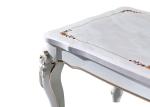 80cmx130cmx75cm White Marble Top Dining Table
