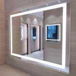High Output 2835 SMD LED Lighting Surrounding Bathroom Mirror for Hotel Guests'