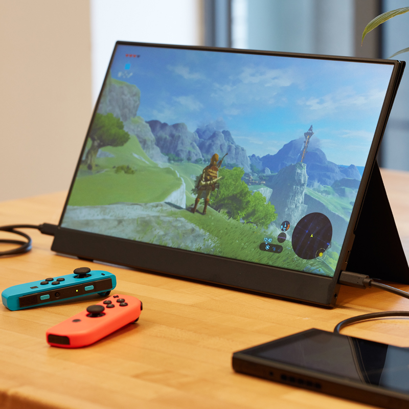 Touchscreen External 15.6inch Portable Monitor HDMI LCD For PS5 ODM