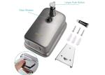 Stainless Steel No Drill Bathroom Manual Liquid Soap Dispenser