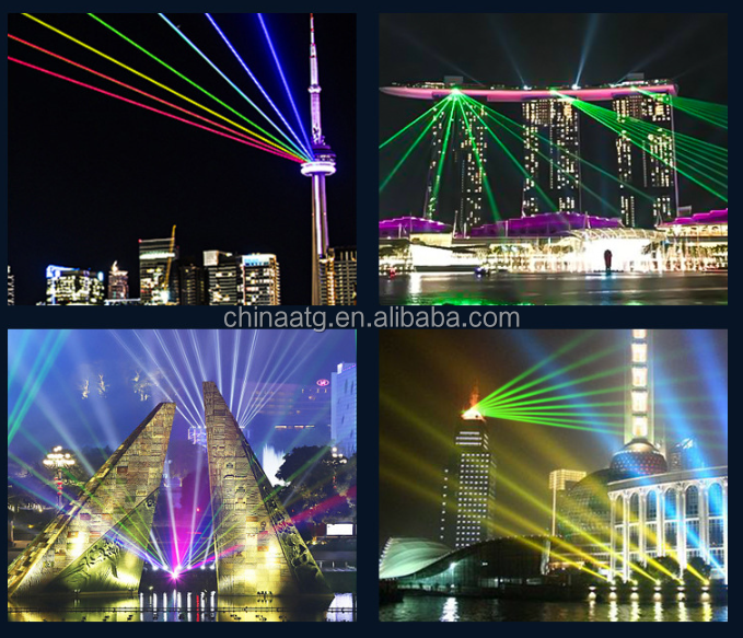DMX512 Control LED RGB Laser Stage Light 2w 3w 6w 10w For Disco And DJ Party