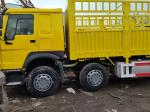 Yellow Color Sinotruck HOWO 6*4 Box Truck Secondhand Truck with ISO Certificatio