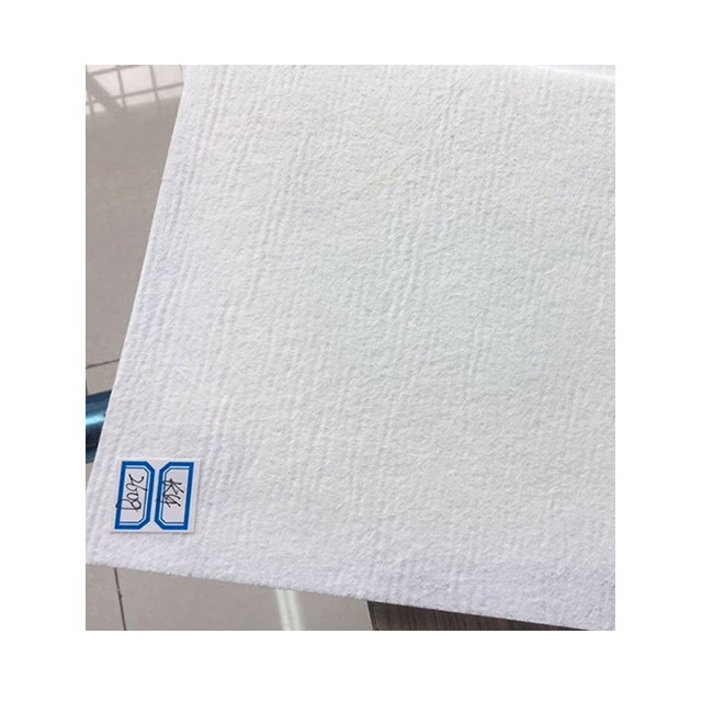 Soft Hard Stiff Feeling White Nonwoven Polyester Geotextiles Polyester Felt Fabric