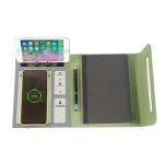 Leather Wireless Charging Notebook
