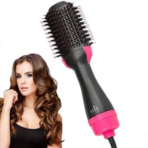 Quality 240V 3 In 1 Ionic Hair Straightener Brush For Women wholesale
