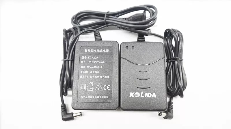 Black Origin Battery Charger , Large Capacity Battery Charger For Kolida Theodolite