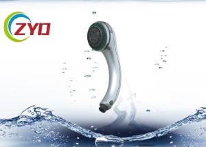 Quality Round Adjustable Handheld Shower Head Chrome Plated Surface Finishing wholesale