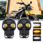 3inch 40w Motorcycle Skull Headlights External Spotlight LED Mini Driving Light