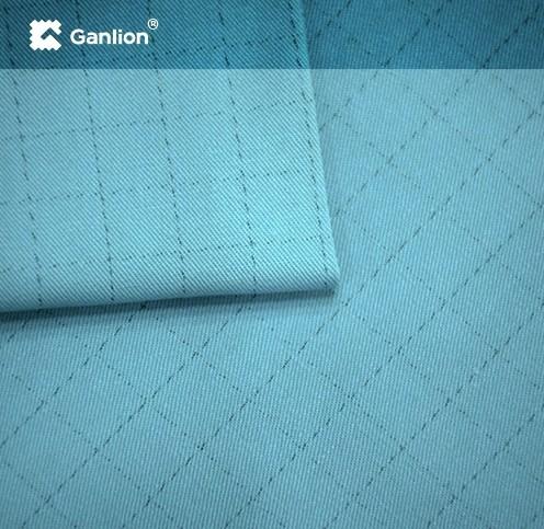 Electronic Industry Cotton Yilon Fire Retardant Anti Static Clothing Material