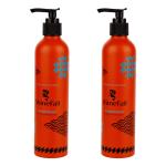 Electroplate Orange Aluminum Lotion Bottle 100ml 150ml Empty Moisturizer