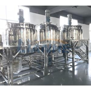 Quality 1500L Two Way Mixing Vacuum Emulsifier Mixer For Mayonnaise Ointment Cream wholesale