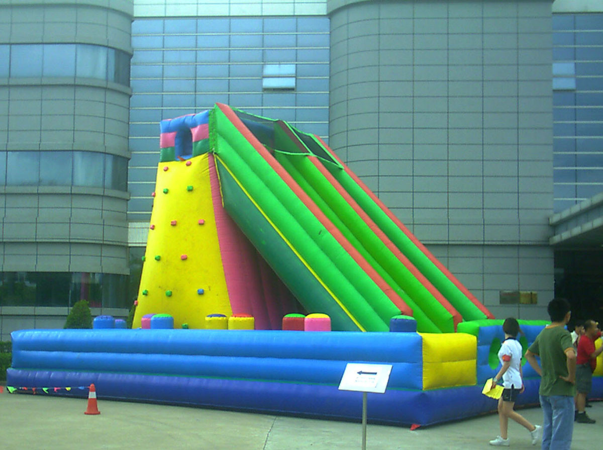 rock climbing wall