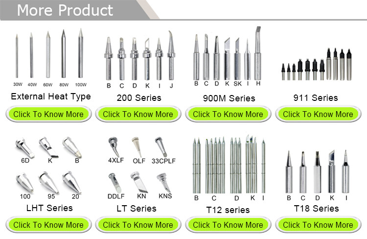 Oxygen Free Copper 500 Soldering Iron Tips Silvery Cover For Soldering and Welding