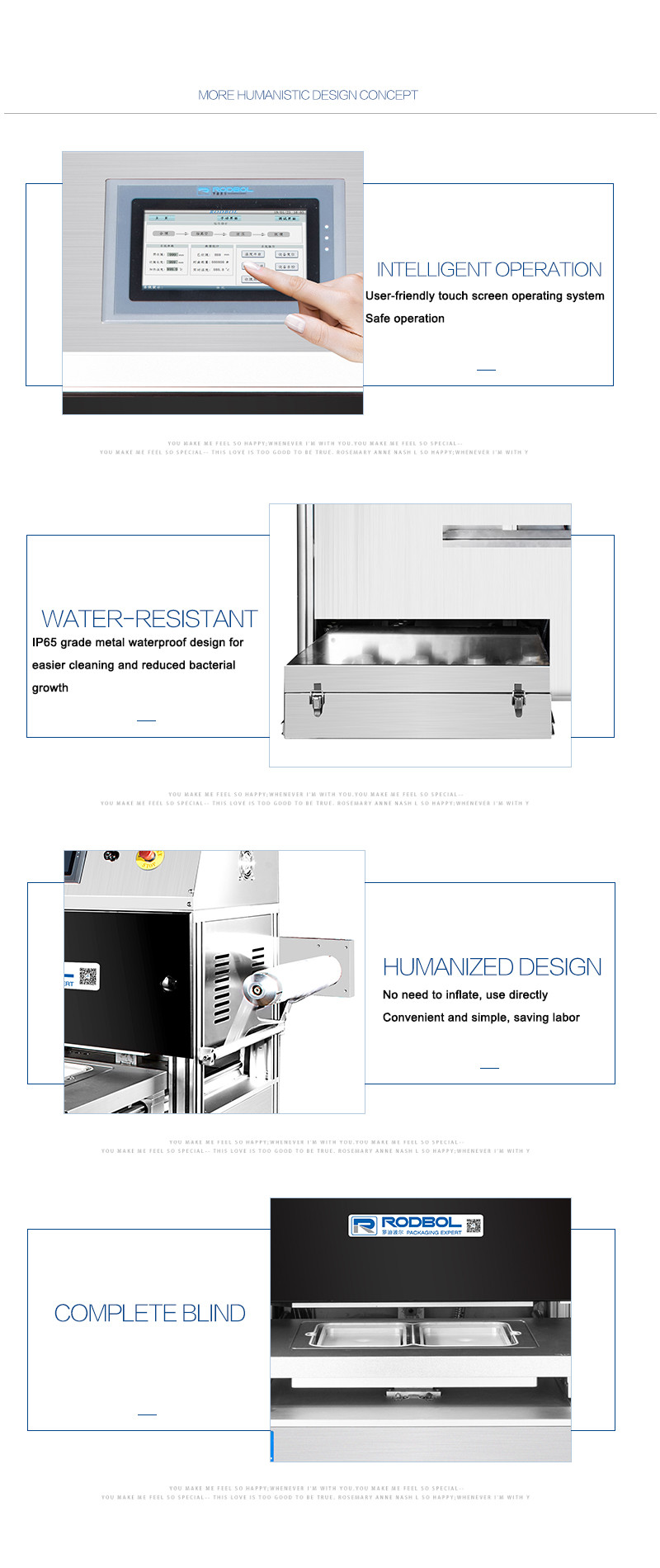 Semi Automatic Skin Packaging Machine Heavy Duty Vacuum Sealer For Seafood