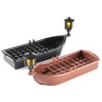MOC city accessories bricks pirate boat ship military mini building blocks