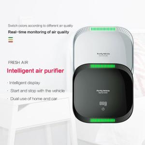 Quality PM2.5 Display Car Air Purifier Portable Desktop Mini Room In Cars Purifying Air Pollutants USB Air Purifier wholesale