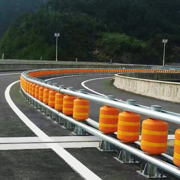 PU Foam/EVA Highway Used Road Safety Roller Barrier Rolling Guardrail Road