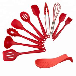 Quality Eco - Friendly Silicone Kitchen Set , Silicone Cooking Utensil Set Durable wholesale