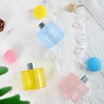 Fancy Reed Diffuser Bottles 100ml Round Shape Glass Bottle For Home Fragrance