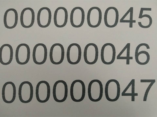 Most Cost Effective Printer Marking Samples