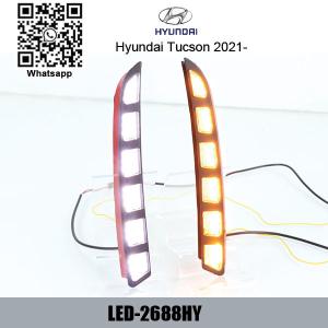 Quality Hyundai Tucson 2021 DRL LED Daytime running Lights car led lights aftermarket wholesale