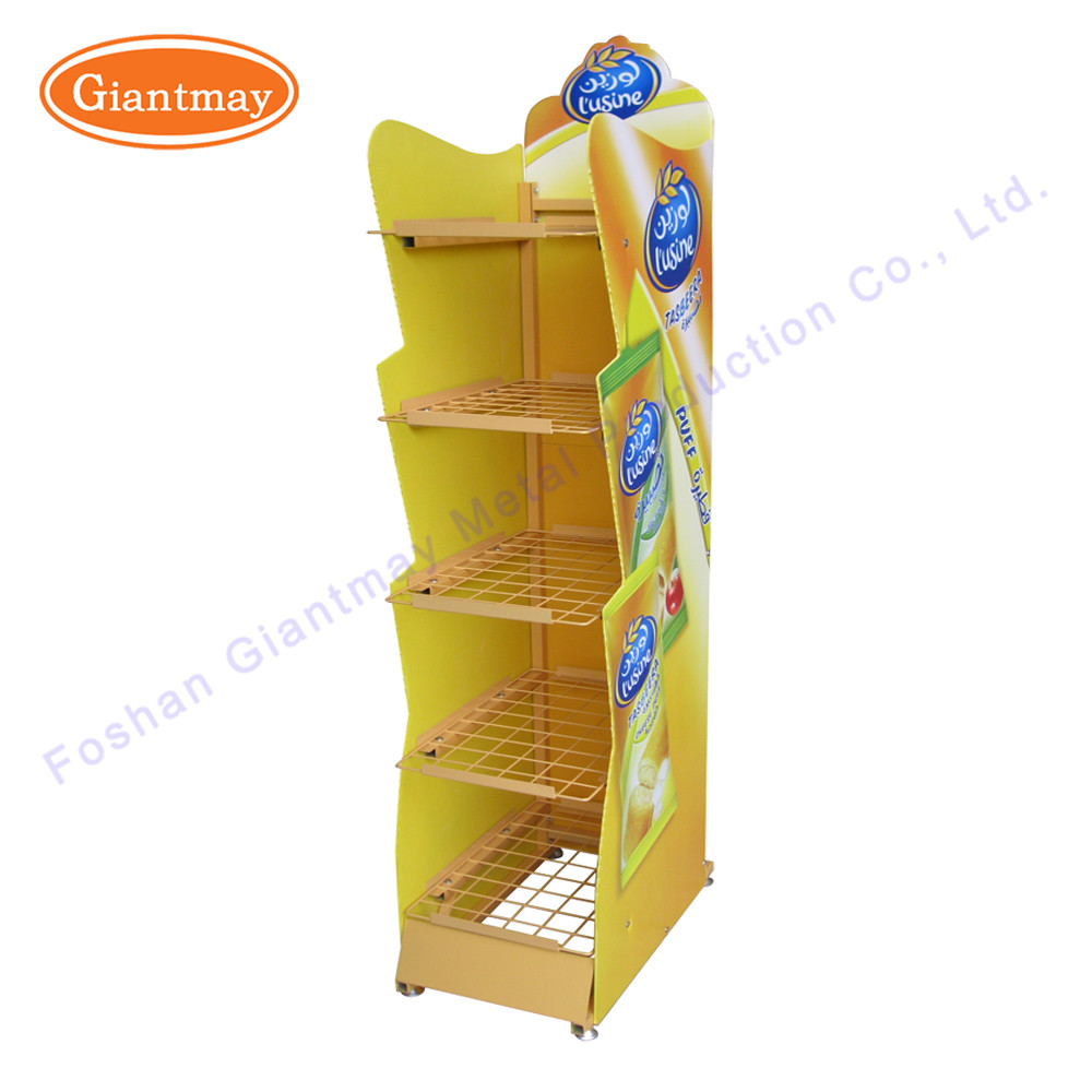 Advertising Snack Bar Candy Store Display Hanging Basket Stand
