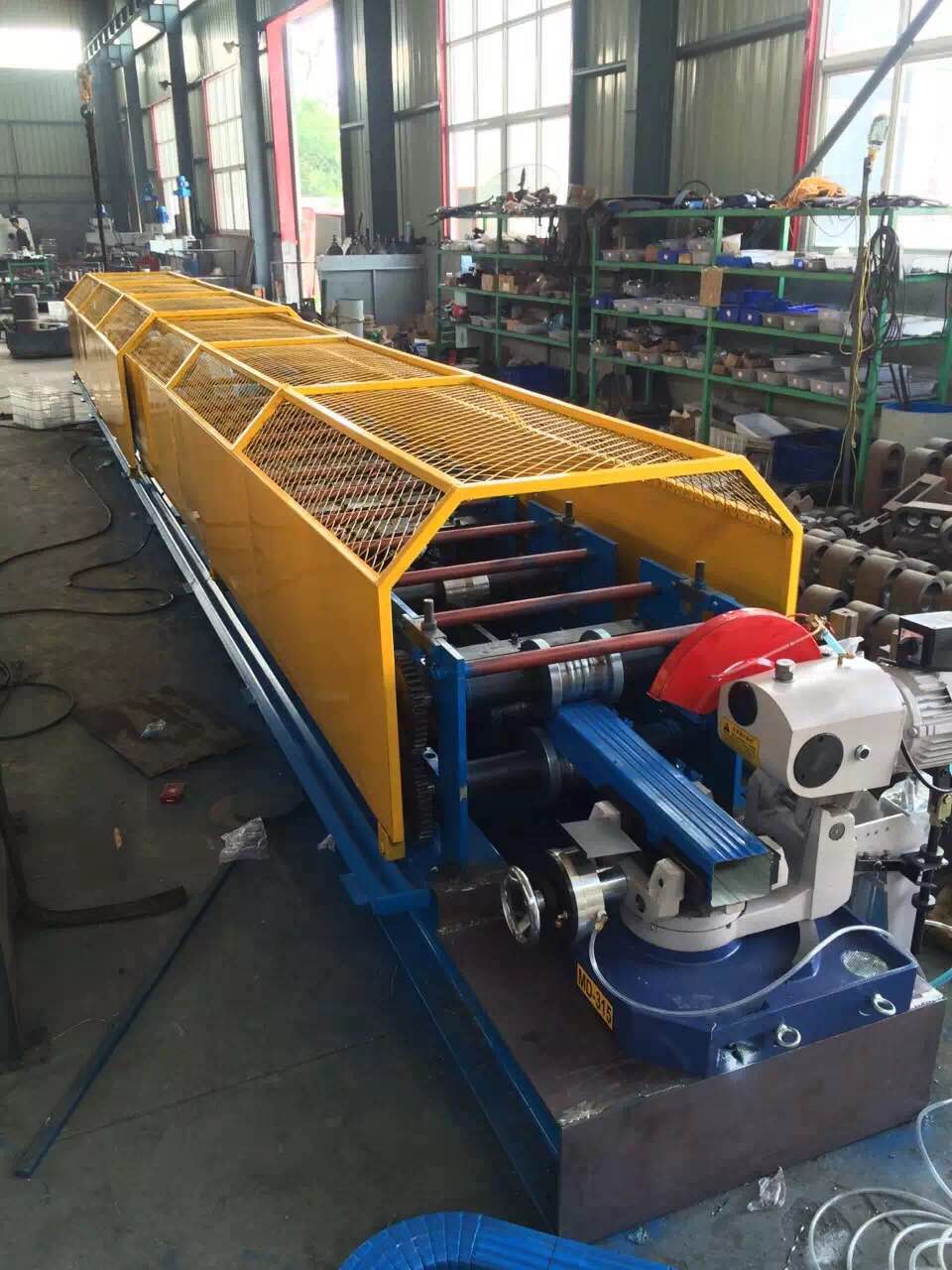380V Down Square roll Pipe Forming Machine For Precise Construction Works