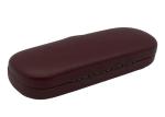 Rust Red Clamshell Slim Metal Glasses Case For Kids