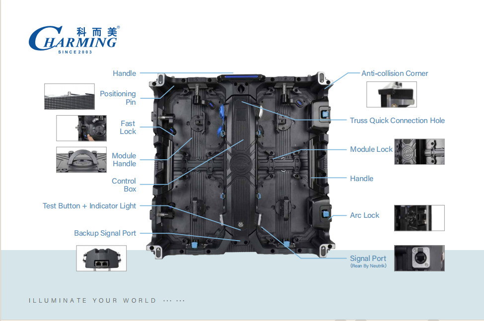 P2.6 P2.98 P3.91 Full Color Video LED Screen Rental Indoor Display Screen