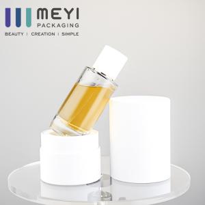 Quality No - Leaking 50ml Perfume Bottle Glass With White Magnetic Perfume Cap wholesale