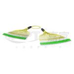 3.0mm Pre Terminated Fiber Optic Cable 24 Cores G657A1 Yellow Outer Sheath LC