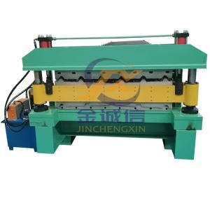 Quality Green Metal Steel Double Layer Roll Forming Machine PPGI Material wholesale