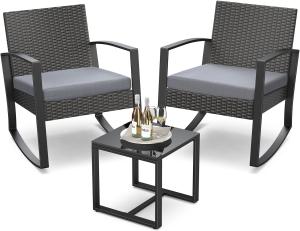 Quality Patio Rattan Furniture Set Hidden Storage, 7 Sofa Sections, Outdoor Wicker Conversation Set, Natural Color Rattan wholesale
