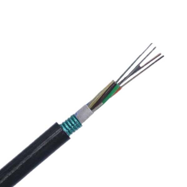 Loose Tube 8 Core Armoured Fiber Optic Cable PVC 10 KN Tensile Strength