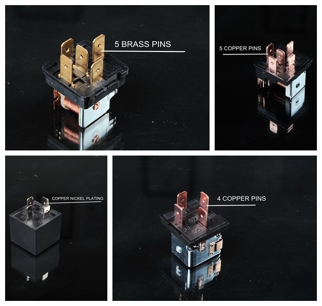 Standard SPDT 5 Pin Changeover Relay 12V DC With Copper Wire 1H0-959-142 330-959-142
