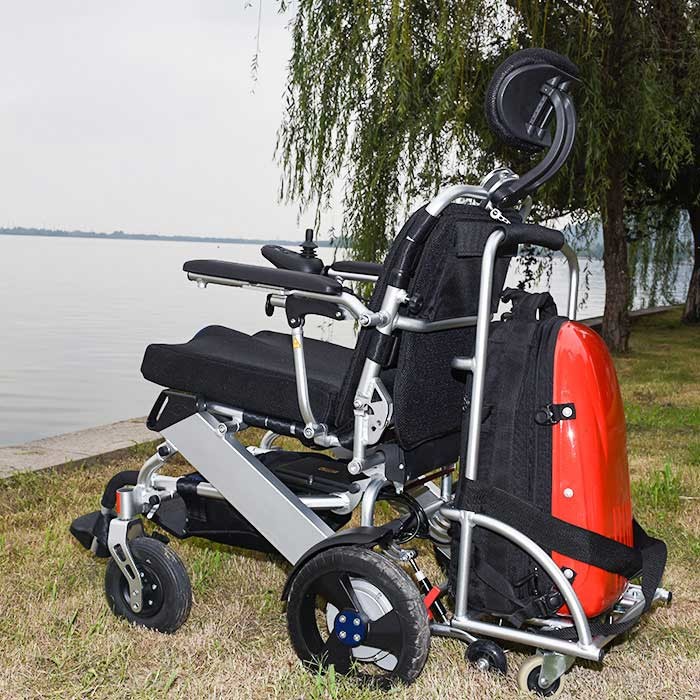 CE Handicapped Multifunction Foldable Electric Wheelchair