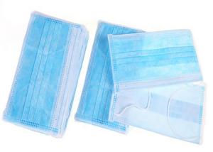 Quality 3 Ply Disposable Face Mask , Antibacterial Full Earloop Medical Grade Face Mask wholesale
