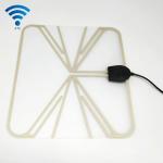 White HD Television Antennas , Mini Flat 30DBi Indoor Amplified Digital TV