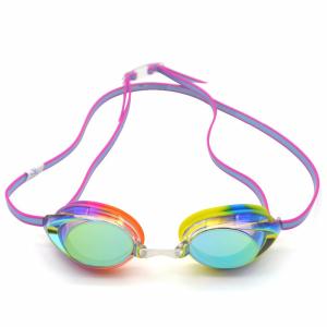 Quality Competition Swim Triathlon Goggles waterproof Silicone Frame PC Lens wholesale