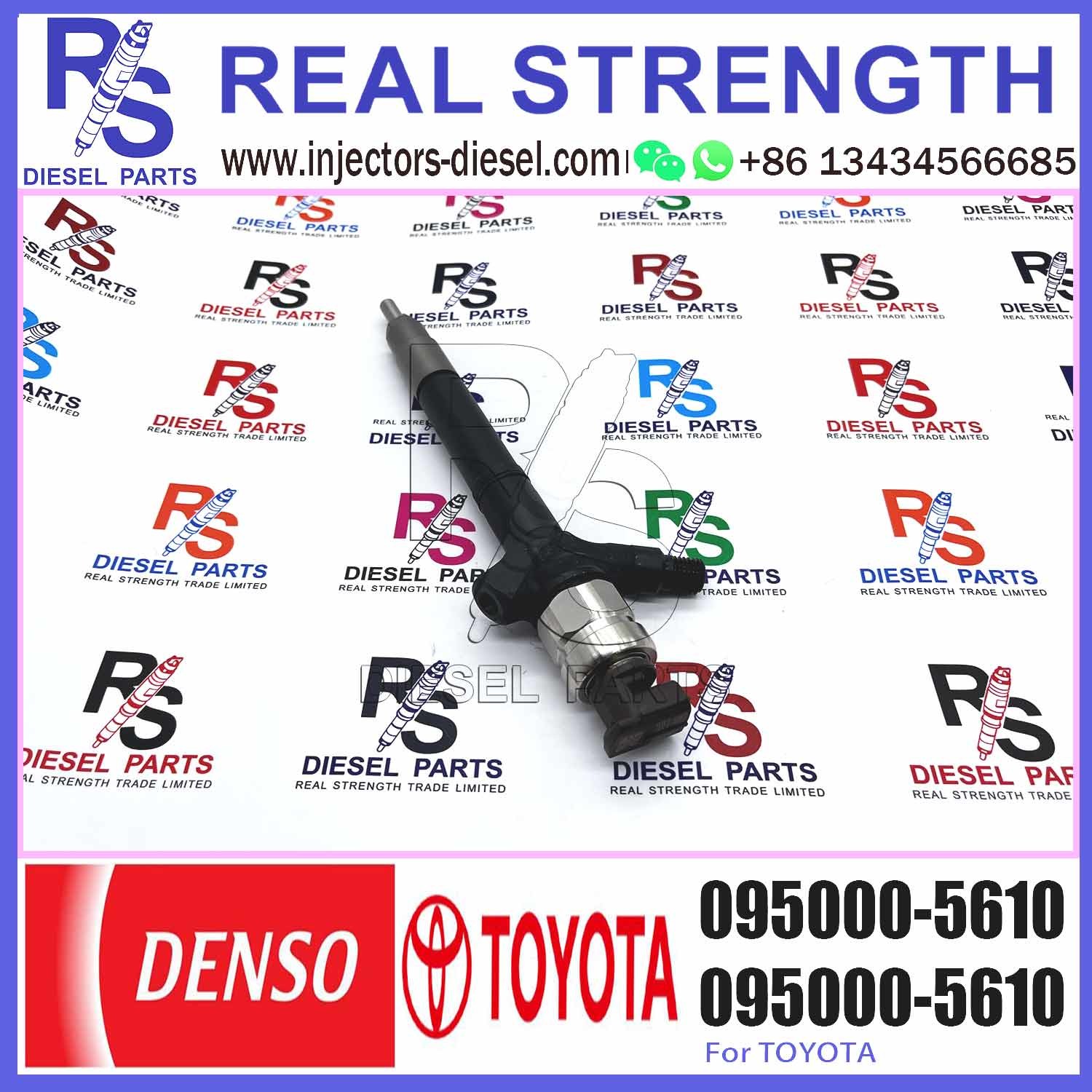 diesel fuel engine injector 095000-5610 23670-0R010 for engine high pressure pump engine injection injector 095000-5610