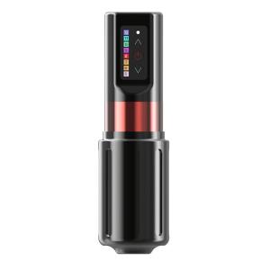Quality Black Red Color Wireless Tattoo Machine Portable With Coreless Motor wholesale