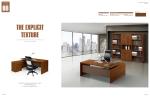 MDF Painting Modern Wood Desk , Office Desk Furniture Environmental Friendly
