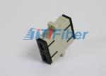 SC / UPC Singlemode Fiber Optic Adapter , Duplex Fiber Optic Connector