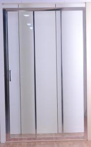 Quality Chrome Profile 1Pc Fixed Glass Shower Door , Bathroom Shower Doors wholesale