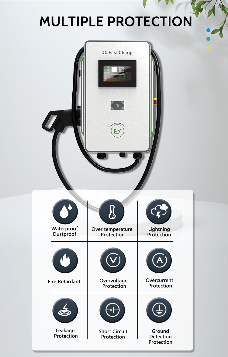 Hyundai Ioniq5 30kw Electric Vehicle Charging Station wit