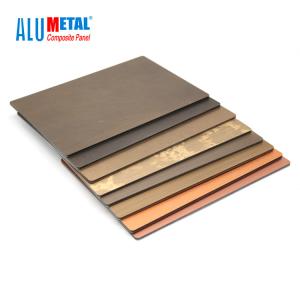 Quality 600mm 0.06mm Aluminum Composite Metal Panels Acp Sheet For Wall Anti Bacterial wholesale