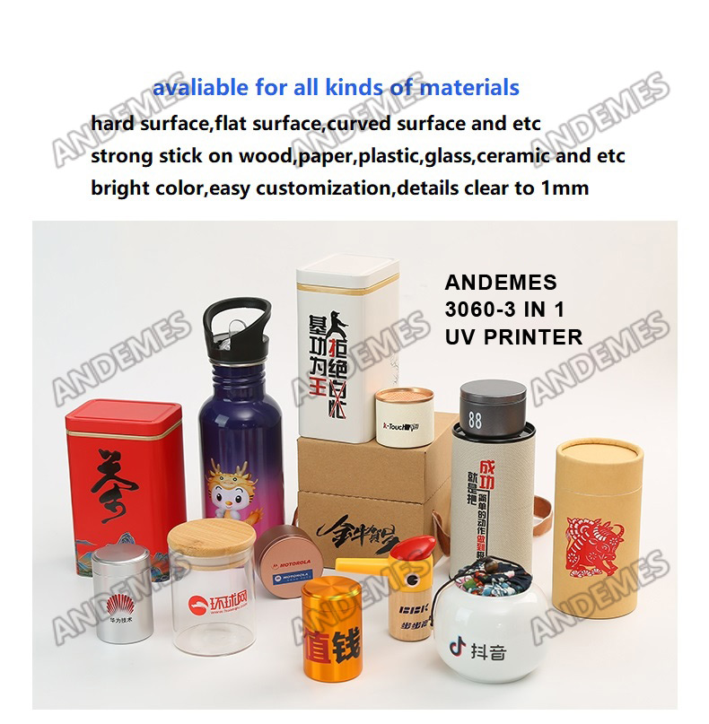 Digital 3060 A3 Uv Flatbed Printer DTF Printer Crystal Label Printer Machine Roll To Roll Printing