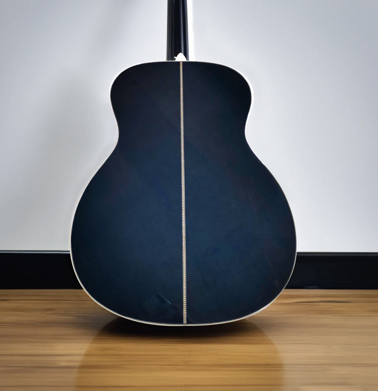 AAA All Solid Mahogany Wood Handmade Custom OM Lefty Handed Acoustic Guitar