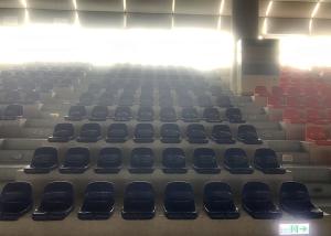 Simple Mounted Stadium Seating Chair , Arena Stage Bleacher Seats For Schools